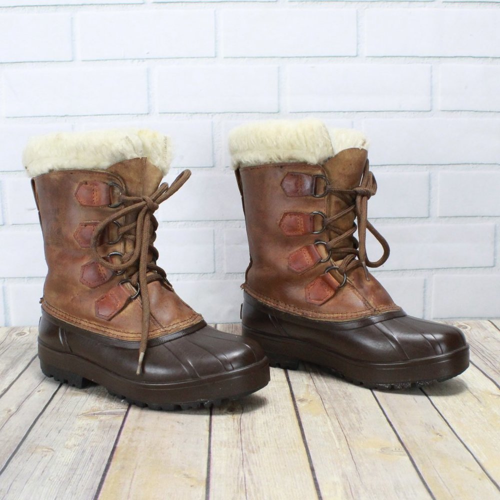 SOREL Alpine Lined Winter Boots Size 6 - Picture 2 of 8